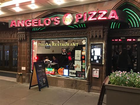 Angelo pizza - Welcome to Angelo's Pizza. For sixteen years we have been one of the areas best and most decorated pizzeria. Pizza, salads, entrees, our unique homemade paninis, catering and much much more. We have a vast menu that has something to please everyone. Since 2006 Angelo's Italian Restaurant & Pizzeria has consistently been one of Clifton's best ... 